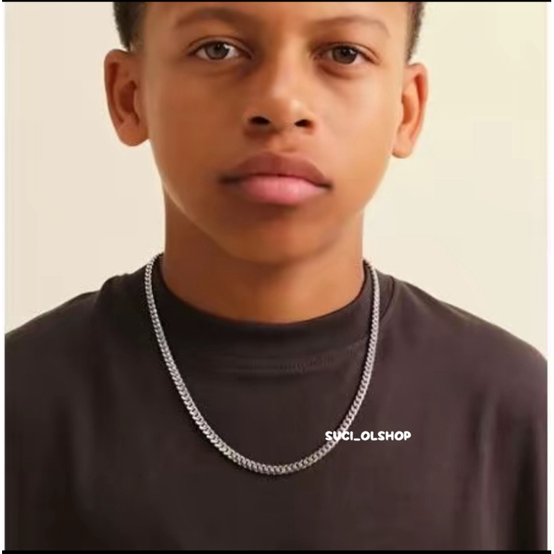 KALUNG ANAK (BAYI SAMPAI REMAJA) LAKI-LAKI KEREN DAN CASUAL TITANIUM ANTI KARAT