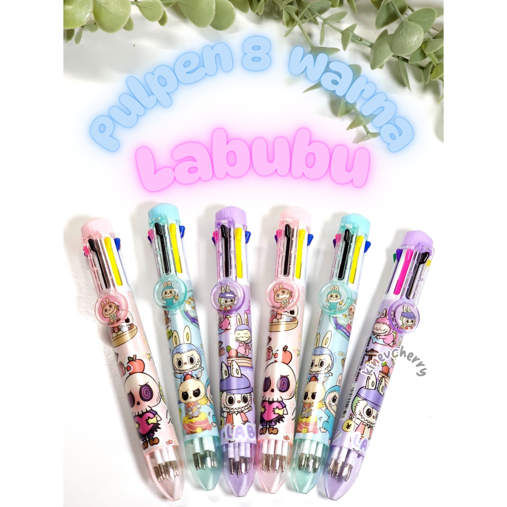 

PULPEN LABUBU 8 WARNA PULPEN CETEK GEL TINTA MEKANIK PREMIUM