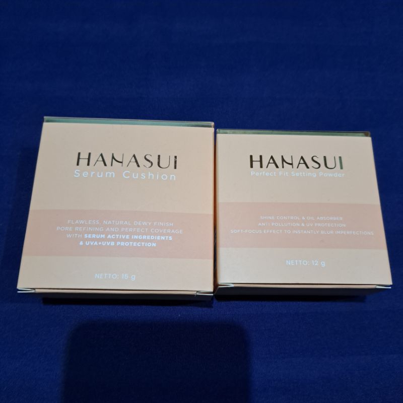 (Preloved)Serum Cushion / Setting Powder Hanasui