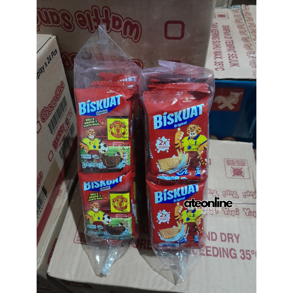 

Biskuat 1000 Cokelat/Original Pack [isi 20 bungkus @15.2gr]