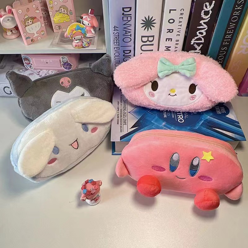 [J6.PINK] [TERLARIS] Tas Pensil Lucu Kapasitas Besar - Tempat Pensil Imut Warna Pink untuk Anak Pere