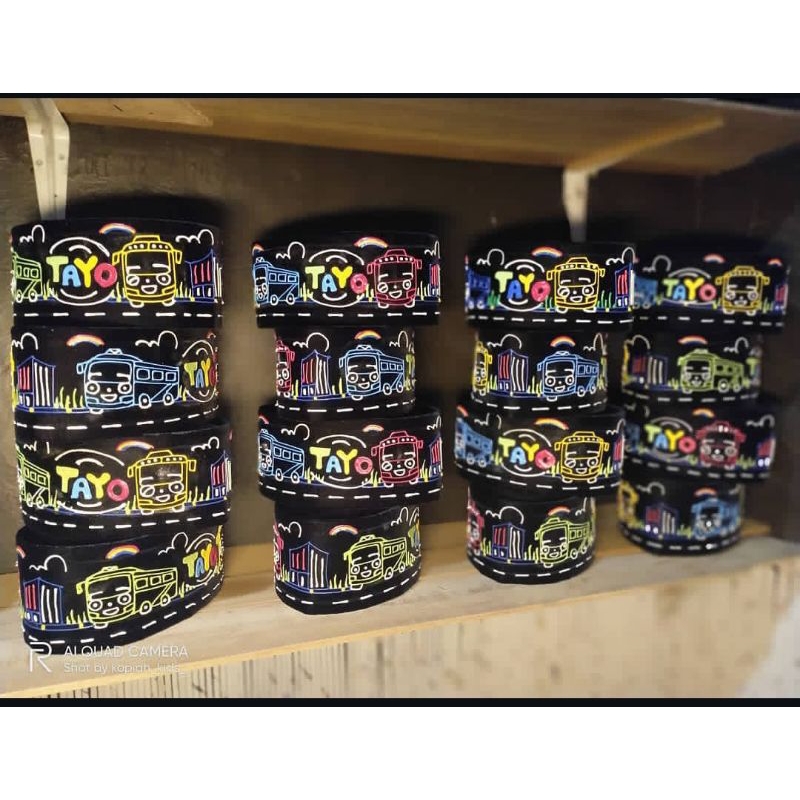 Peci anak/Songkok Anak/kopiah Anak motif Masjid tayo robot upin spidermen