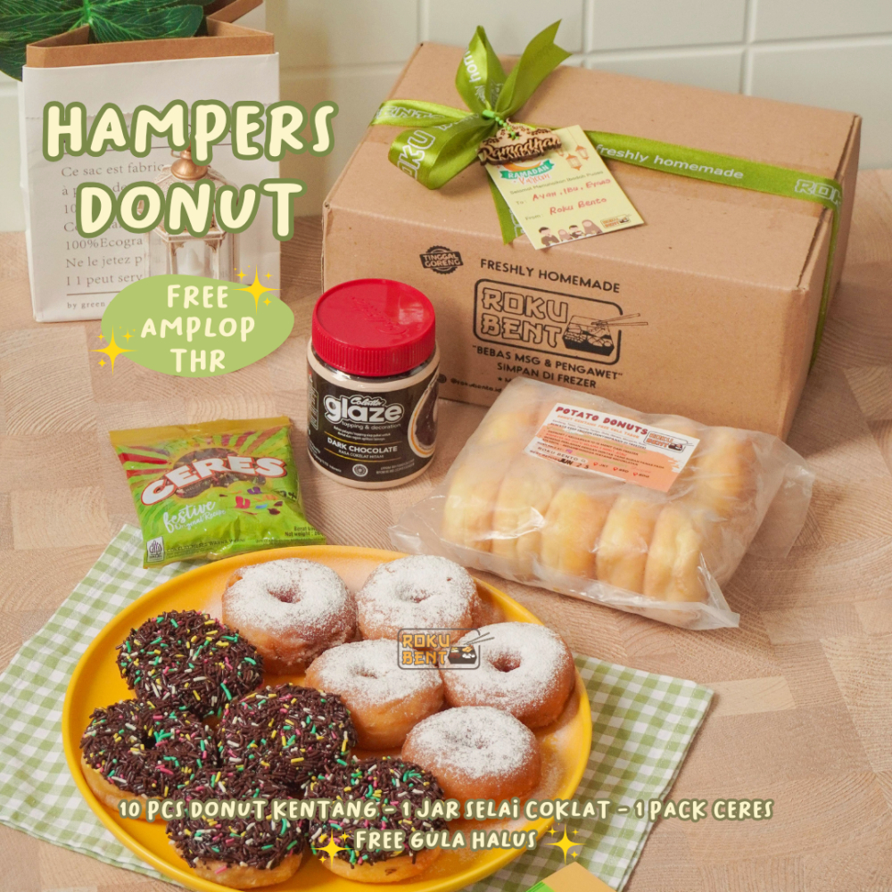 

Hampers Donut Ramadan Roku Bento Bandung - Parcel Lebaran Idul Fitri