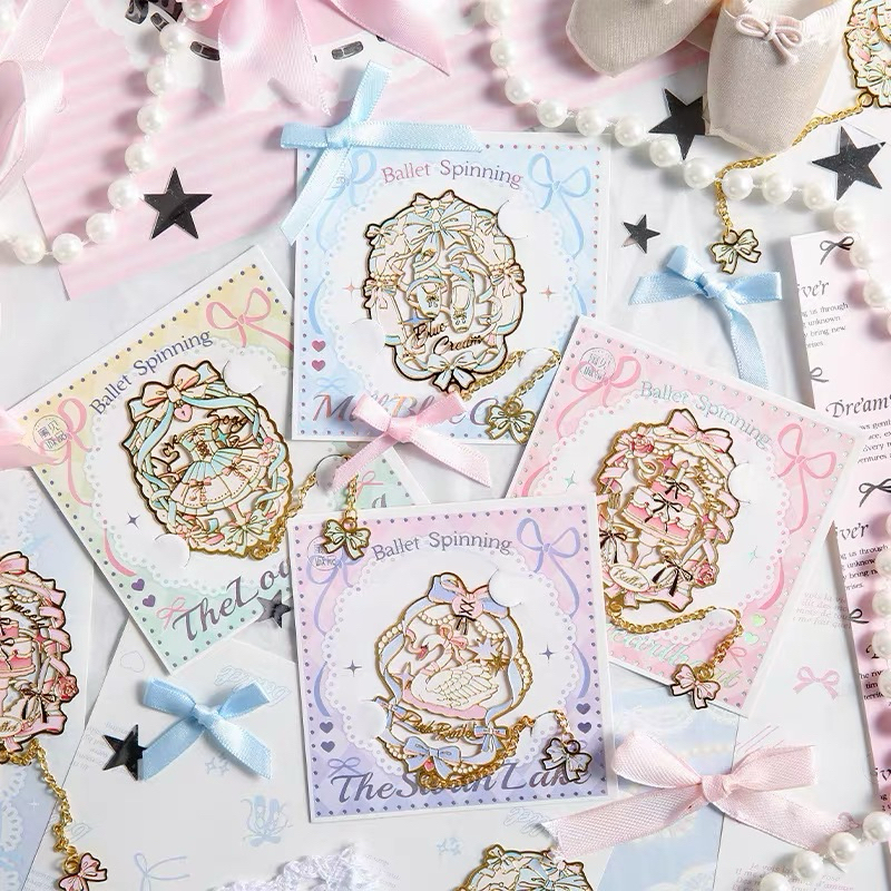 

pembatas buku coquette ribbon ballet pink dress penanda buku readystock B2331