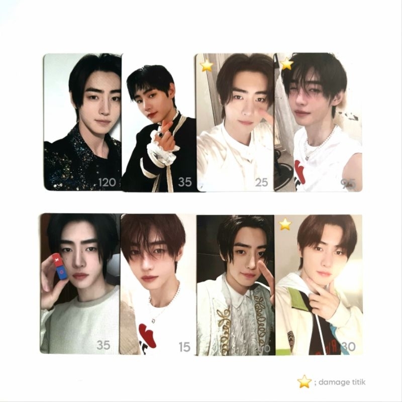 ( baca desk ) wts sunghoon mukor ob dusk akik sg24 enver ru wv ver hoodie fate+ 2nd enniv