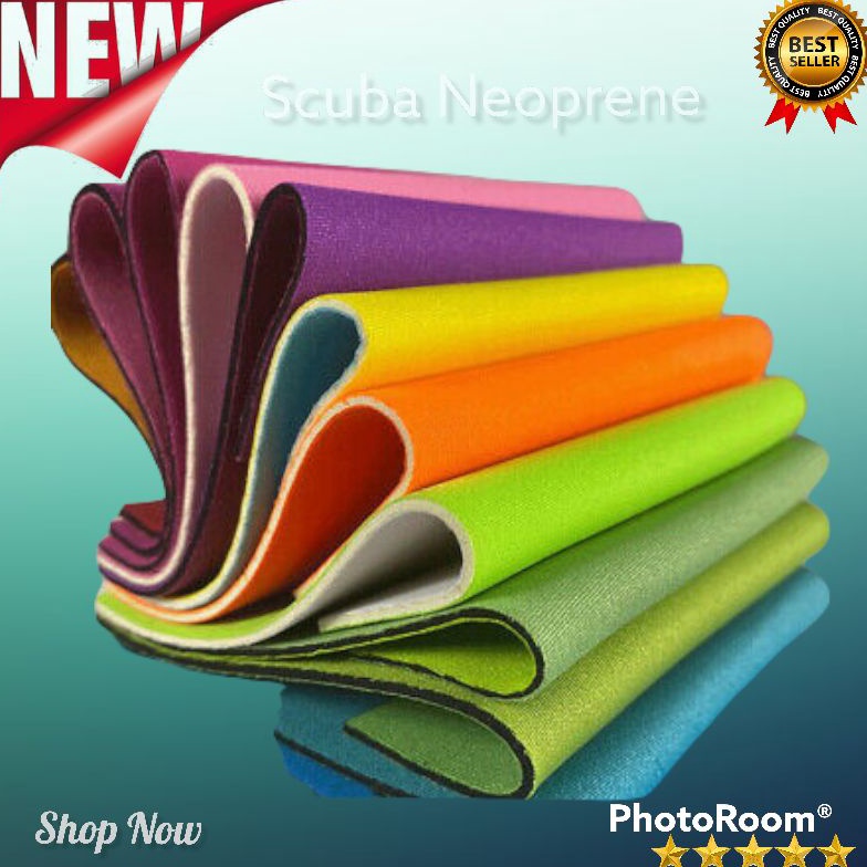 KODE I55W Kain Scuba Neoprene Import  Bahan Kain Scuba Tebal Neoprene