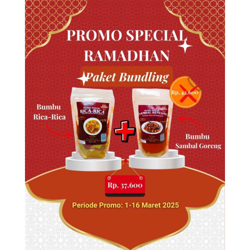 

RasaMinangku-BumbuRica-Rica+SayurGodog, Rica-Rica+SambalGoreng