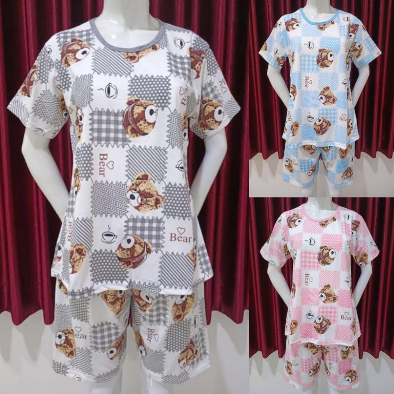 LARIS8899 BAJU TIDUR BABYDOLL 3PER4 DEWASA - SETELAN BKH