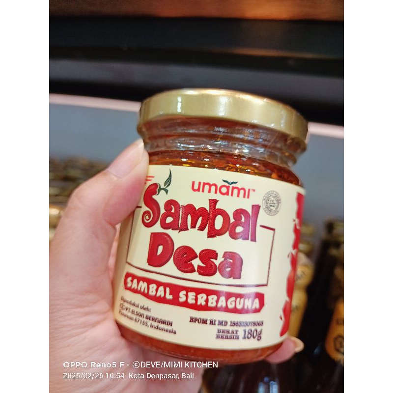 

Sambal Serbaguna aneka sambal sambal teri sambal bajak 180gr