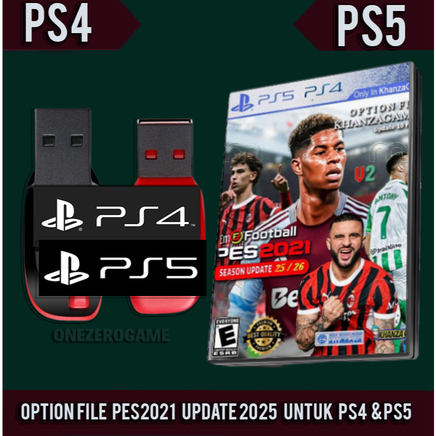 TERBARU OPTION FILE PES PES 2021 SUPER LENGKAP DAN TERBARU PS4-PS5 ORIGINAL,