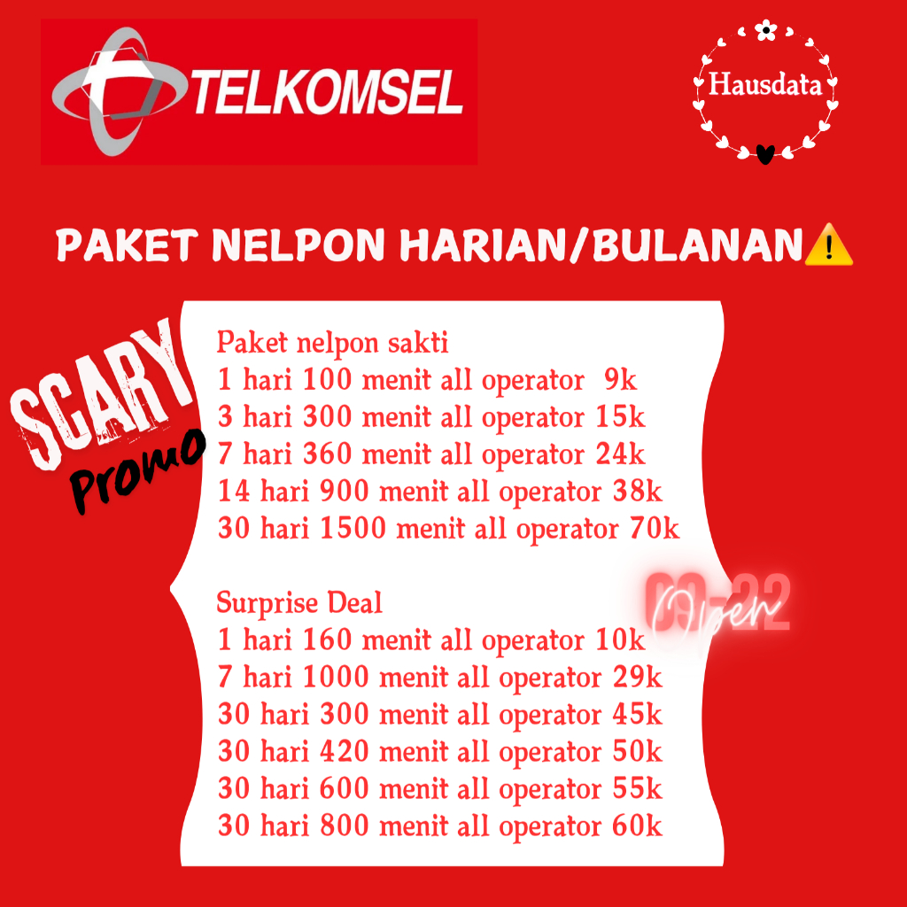 Paket Nelpon Telkomsel | Harian dan Bulanan | Murah