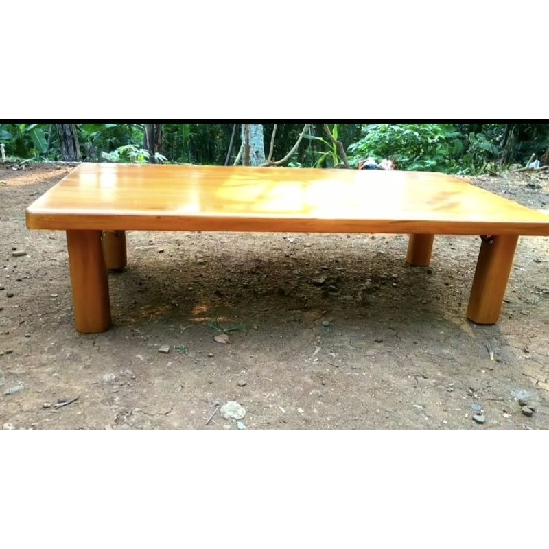 TABE ROUND80 MEJA TAMU BULAT / MEJA MAKAN LIPAT LESEHAN / MEJA BELAJAR LIPAT LESEHAN