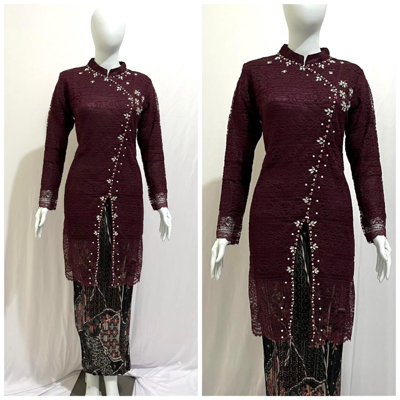 Kebaya Janggan / Kebaya Best Seller / Kebaya Brukat / Kebaya Janggan Brukat/Kebaya tunik janggan / k