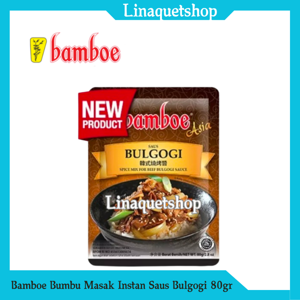 

BAMBOE ASIA Bumbu Masak Instan Saus Bulgogi 80gr