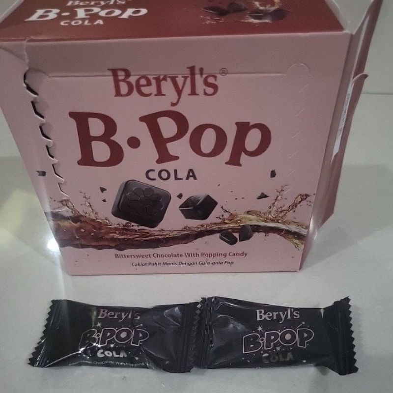 

Cokelat Beryl's [READYSTOCK EXP 10/25] INSTAN SAMEDAY JABODETABEK | Beryl's B.POP Cola Bittersweet Chocolate With Popping Candy (50g) | Cokelat Batangan Beryls, Cokelat Malaysia Halal, Signature Oleh-Oleh Jas