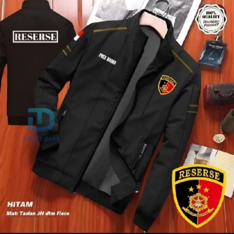 JAKET  RESERSE POLRI BARESKRIM (FREE NAME) WATERROOF