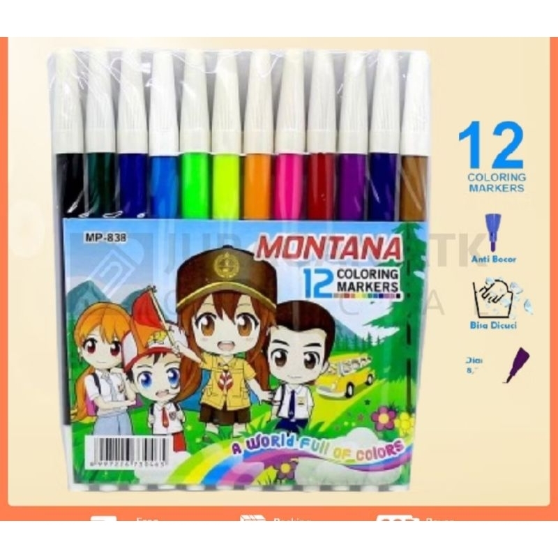

Spidol Warna Montana