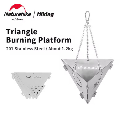 NATUREHIKE NH20PJ120 TEMPAT PEMBAKAR KAYU GANTUNG TRIANGLE BURNING