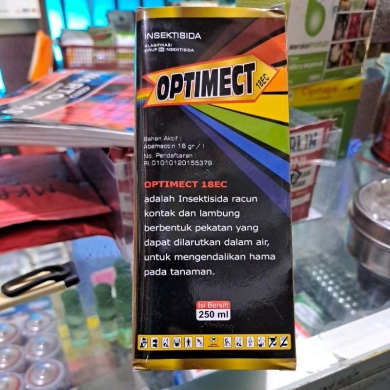 Insektiisida Optimect 18EC 250ml/abamectin 18gr/l /abamectin/demolish/insektisida