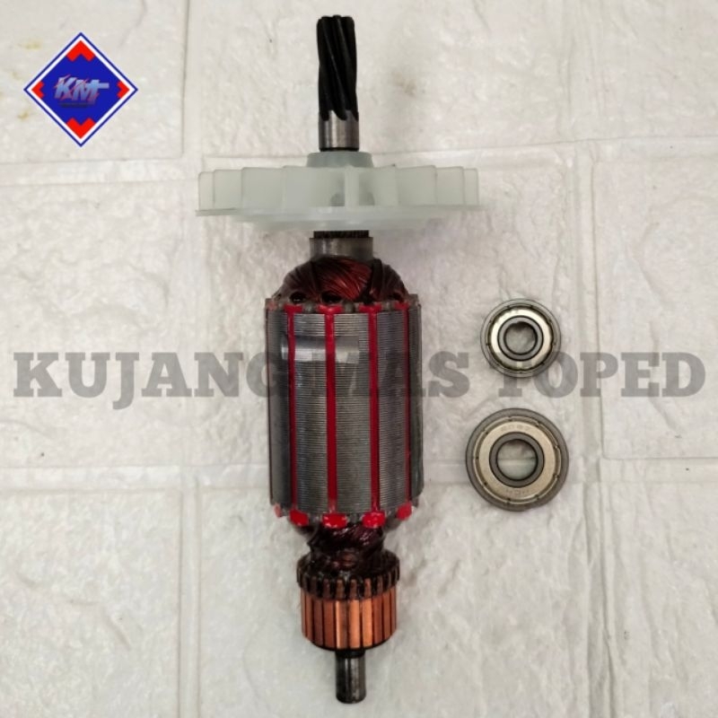 ARMATURE ANGKER M0910B MESIN GERINDA MAKITA M0910 ROTOR M0910B