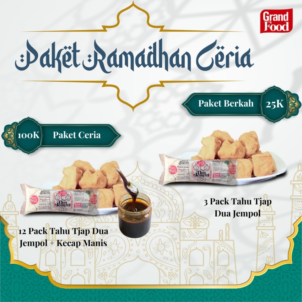 

Paket Ramadhan Ceria TAHU PONG SUTRA TJAP 2 JEMPOL [isi 10 PCS]