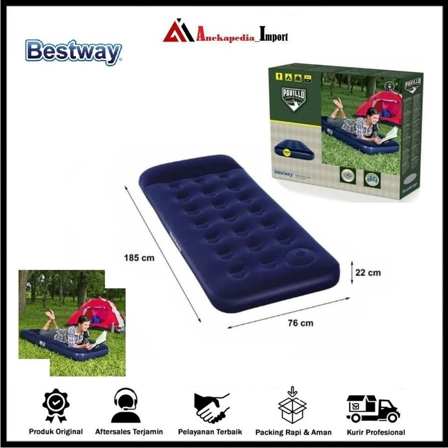 Bestway Kasur Angin Single - Kasur Angin Dewasa Anak - Matras - Kasur Angin - Kasur - Bestway Kasur 