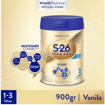 

S-26 Procal GOLD Tahap 3 Vanila Susu Pertumbuhan Anak Usia 1-3 Tahun, Kaleng 900 gr