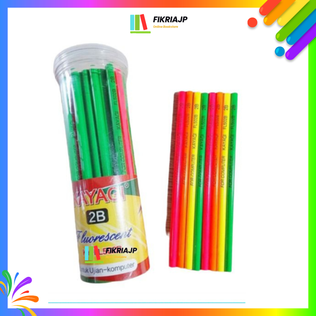 

Pensil Kayagi Motif Neon FL - 502B