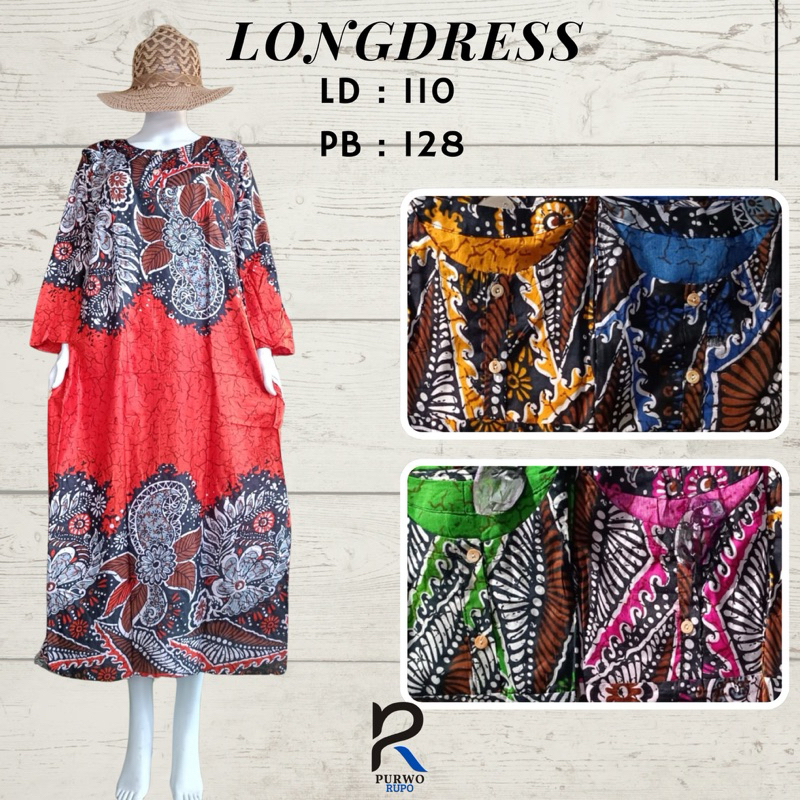 Long Dress GAMIS Rayon Harga Grosir