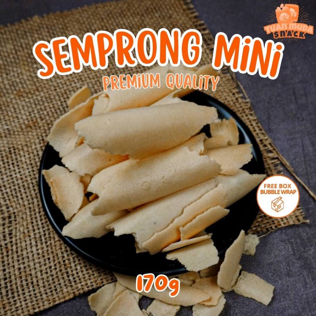 

Camilan Snack Semprong Mini Premium 170g Makanan Ringan