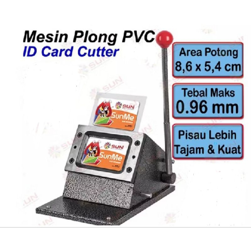

Alat pemotong ID Card pvc / Plong ID Card preloved