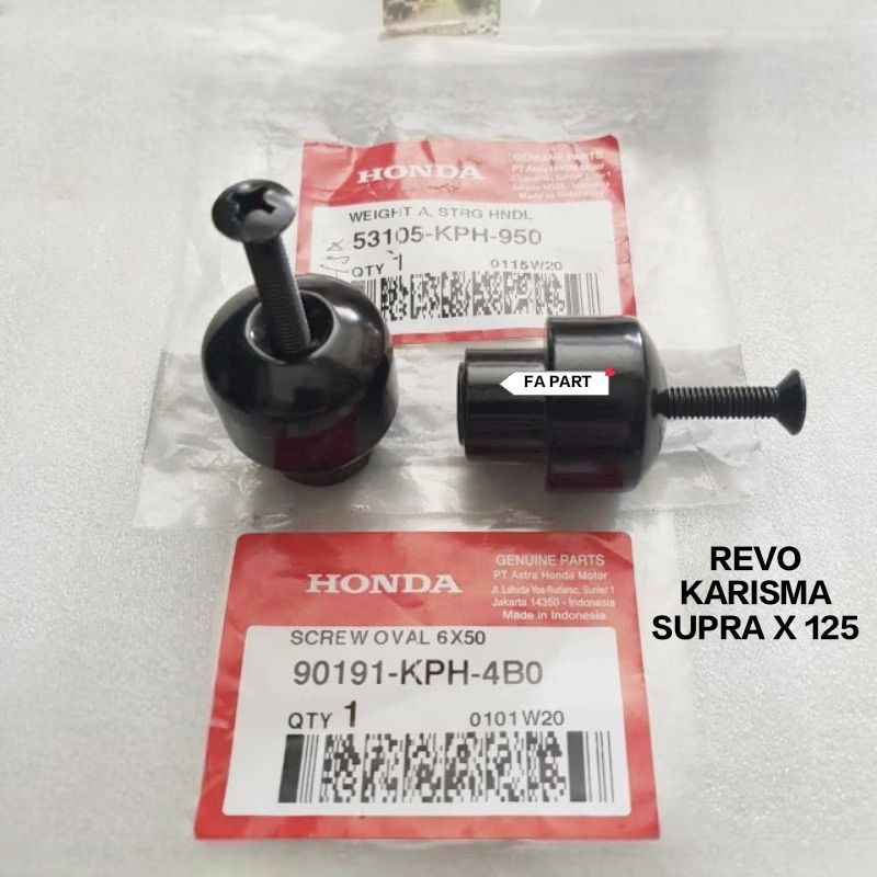 53105-KPH-950 90191-KPH-4B0 Baut Setang Set REVO / KARISMA / SUPRA X 125
