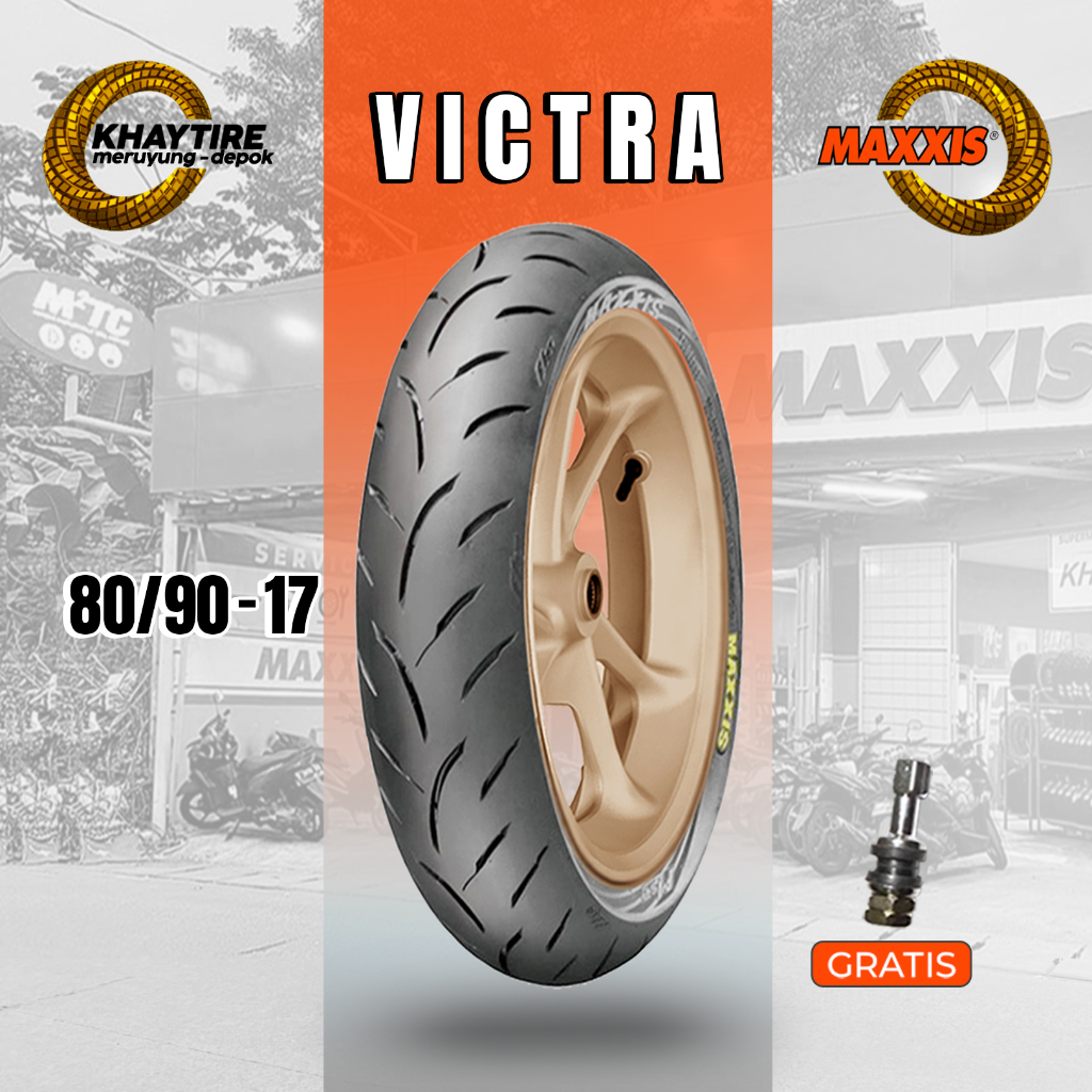 Ban Motor MAXXIS VICTRA 80/90 Ring 17 Tubeless
