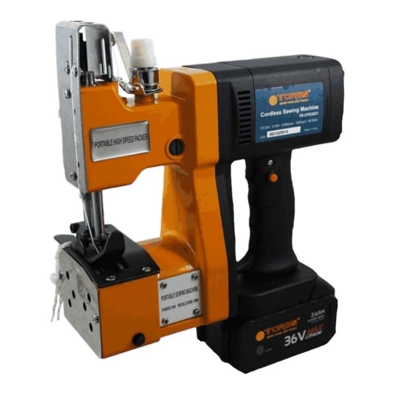 Tora Mesin Jahit Karung Baterai 3.6V 210W - Mesin Jahit Portable - Cordless Sewing Machine