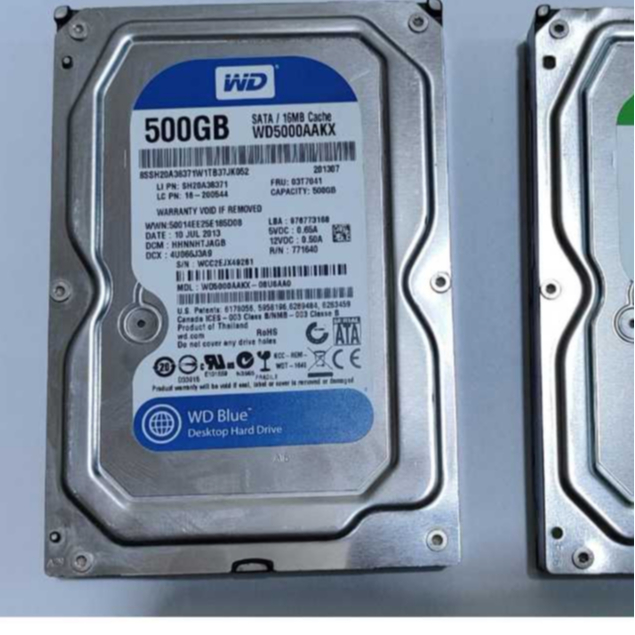 HDD PC SECOND ORI HDD PC SECOND ORI wd blue 500gb