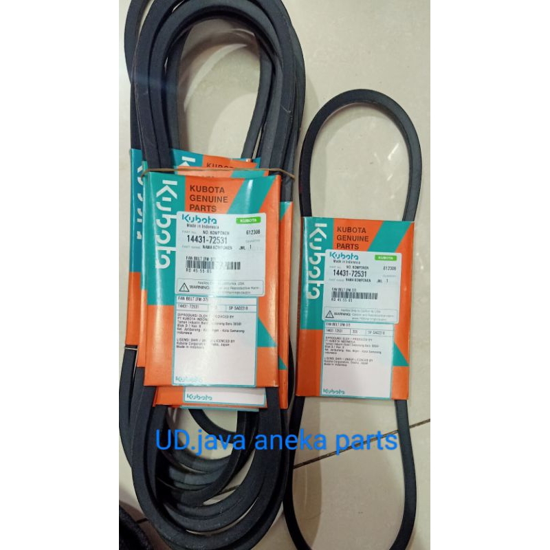 V belt tali kipas kubota RD45 RD55 RD65 14431-72531 genuine