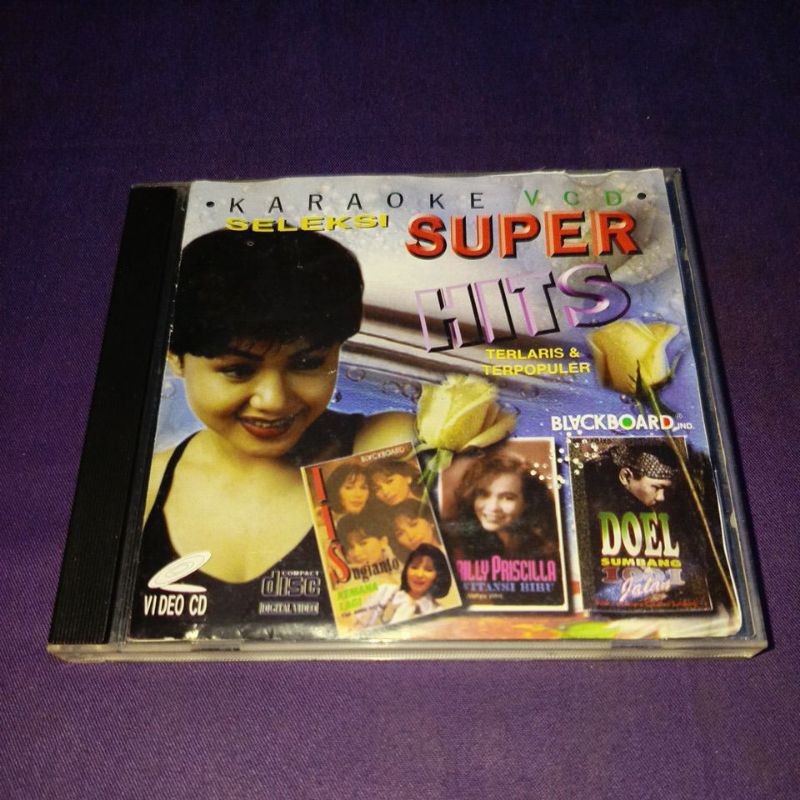 VCD SUPER HITS TERLARIS TERPOPULER IIS SUGIANTO YUNI SHARA NIA ZULKARNAEN PRILLY PRISCILLA DOEL SUMB