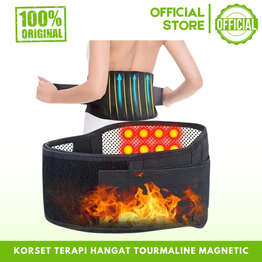 Terapi Sakit Pinggang Sabuk Magnetik Pinggang Nyeri Punggung Turmalin Pemanas Pinggang