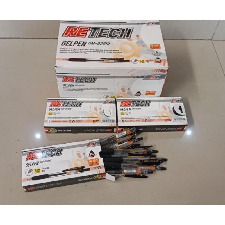 

BOLPOIN GEL RETECH 0,28MM GM-028HI P:12BH