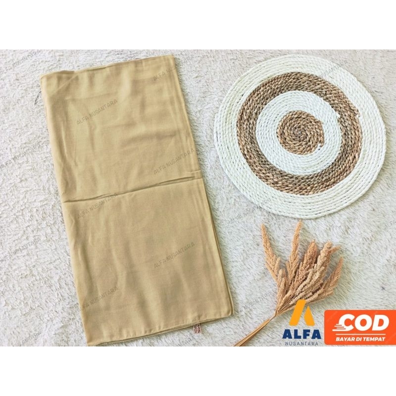 Jilbab Kheki Muda Khaki Muda Paris Premium