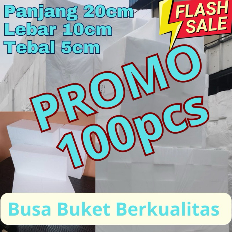 

Paket 100pcs PROMO styrofoam buket 20cmx10cmx5cm berkualitas premium khusu kargo