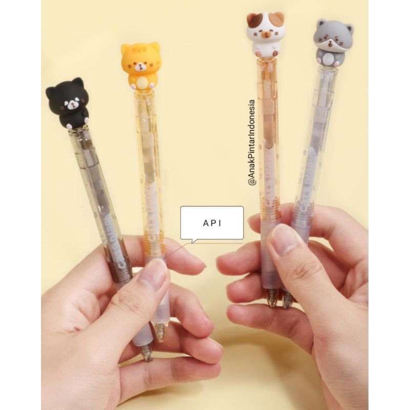 

HAPPY DAY! CATS DIARY ERASABLE PEN [ KK-6870 ]
