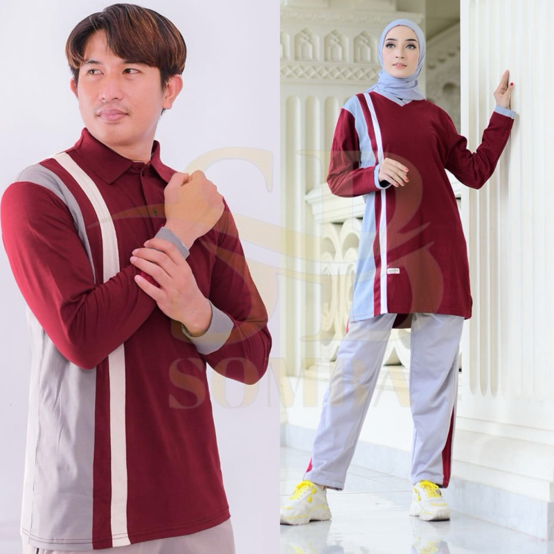 02 SETELAN BAJU OALAHRAGA PRIA WANITA//BAJU OLAHRAGA MUSLIM//SETELAN OLAHRAGA MUSLIMAH //SETELAN COU