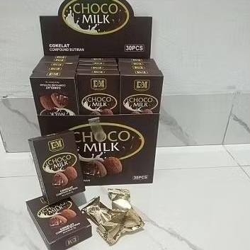 

DSM Choco Milk Cokelat Compound Milk Butiran isi 30 box