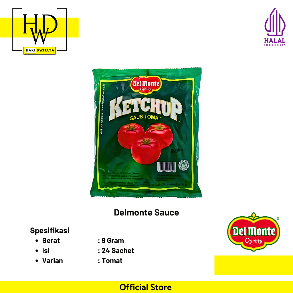 

[24x9gr] Delmonte Saus Tomat Sachet