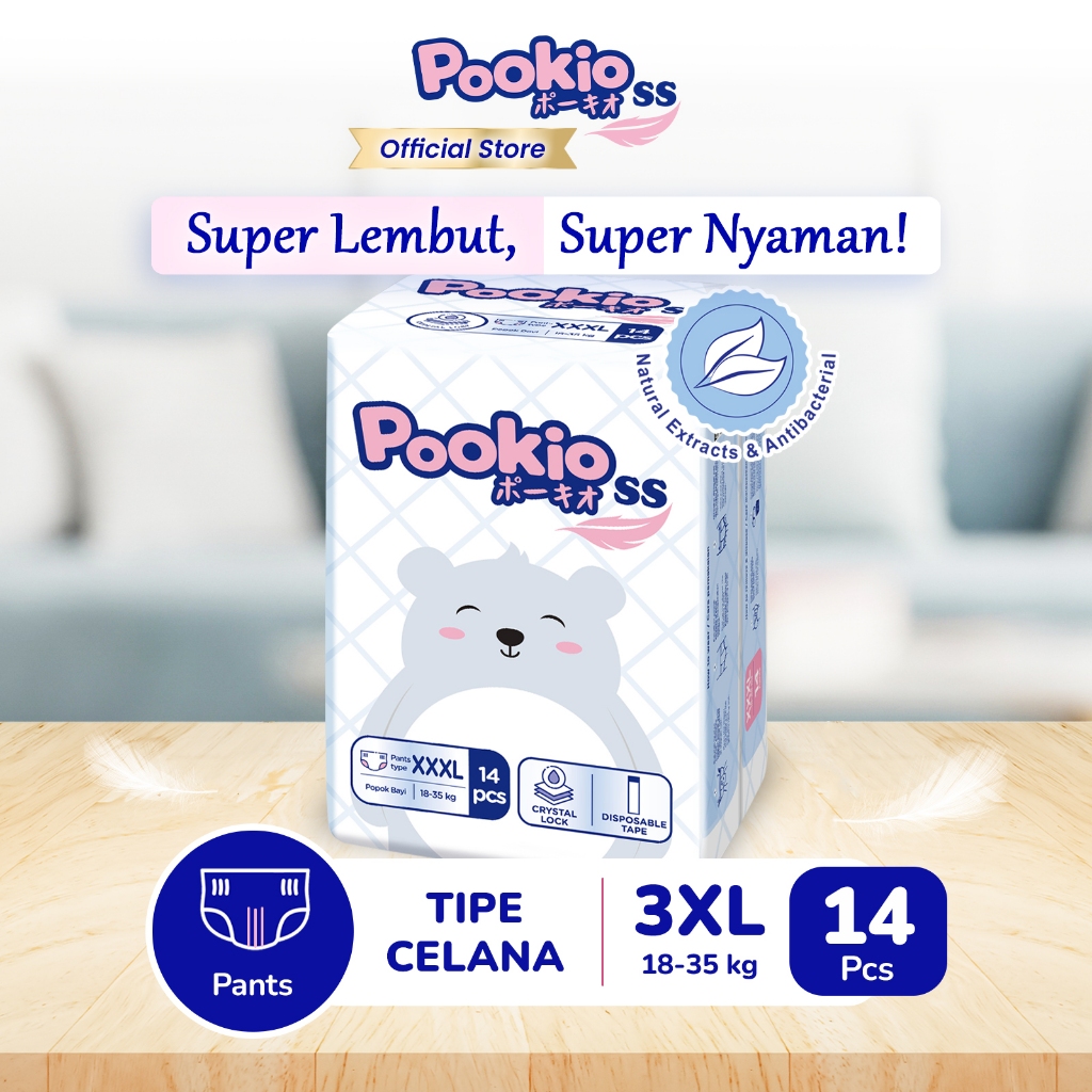 POOKIO SS Popok Anak Diaper Celana XXXL14