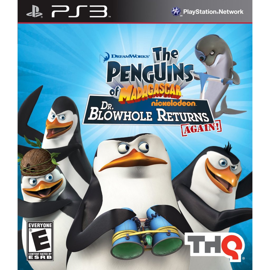 KASET GAME PS3 PKG THE PENGUINS OF MADAGASCAR