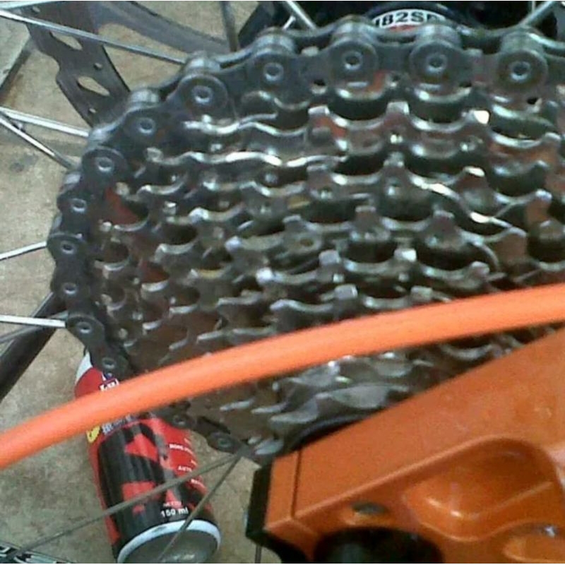 Rantai cleaner 350 ml dan pelumas rantai teflon 150 ml sepeda mtb