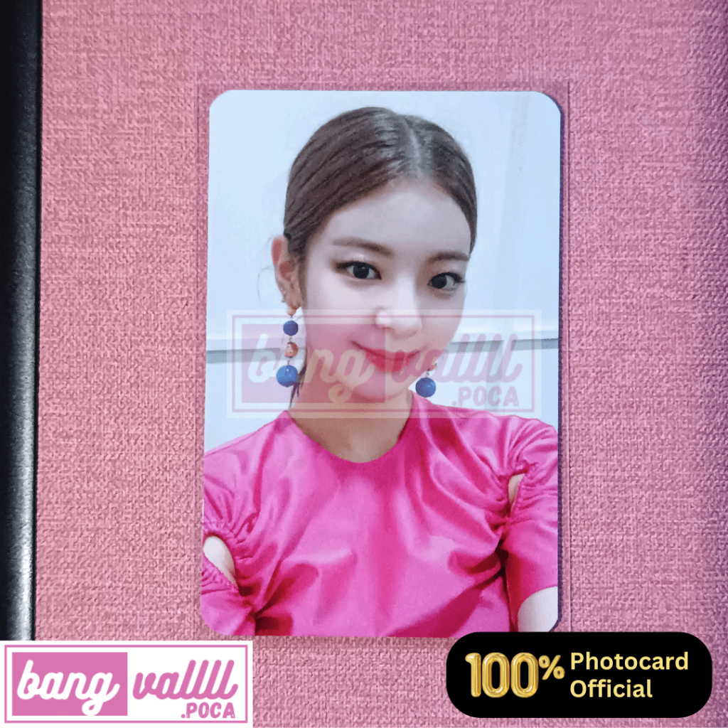 PHOTOCARD PC LIA ITZY WITHFANS NOT SHY OFFICIAL