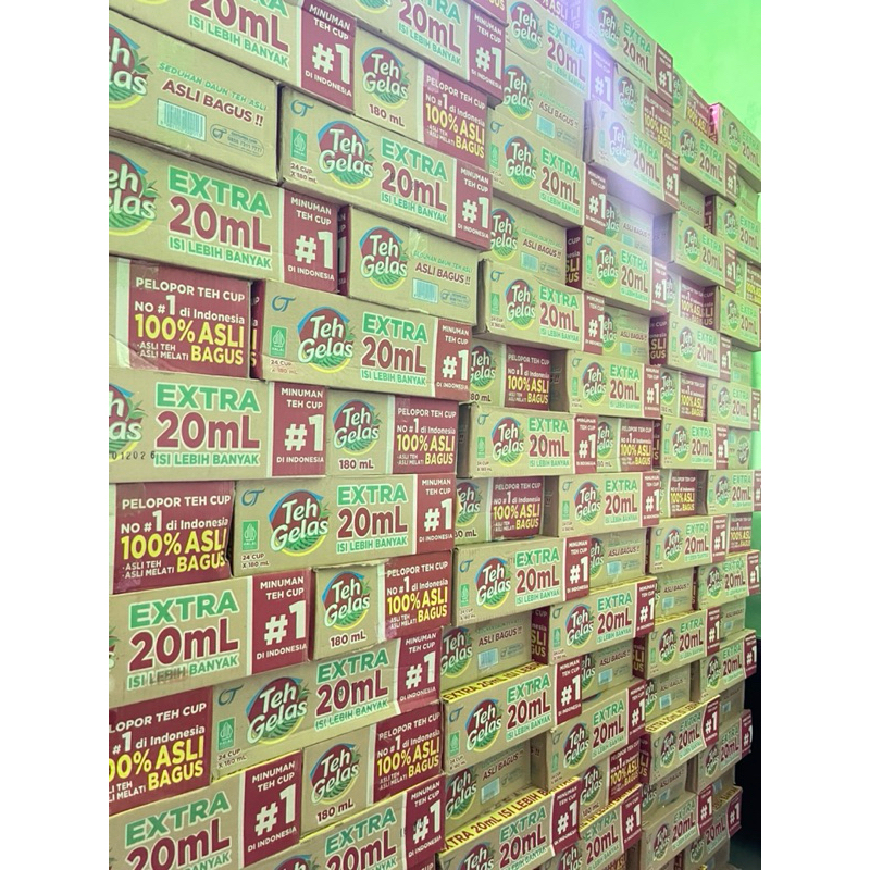 

TEH GELAS CUP 180 ML ISI 24 PCS